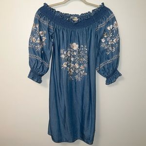 Zara premium denim collection dress